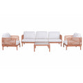 Canapé de jardin Home ESPRIT Terre cuite 222 X 74 X 70 CM