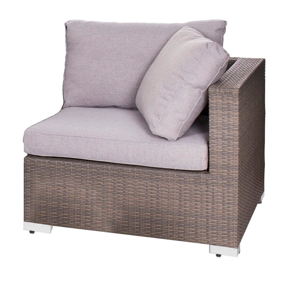 Canapé de jardin Marlene Marron Clair 86 x 86 x 66 cm Modulaire