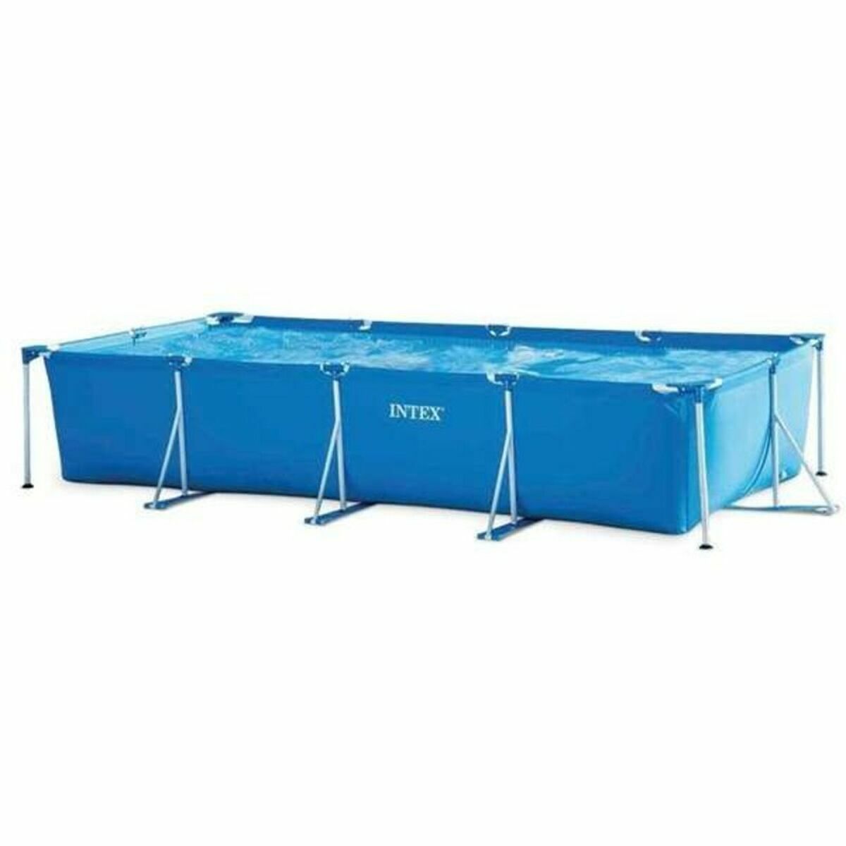 Piscine Démontable Intex Metal Frame 450 X 220 X 84 CM 7127 L Rectangulaire