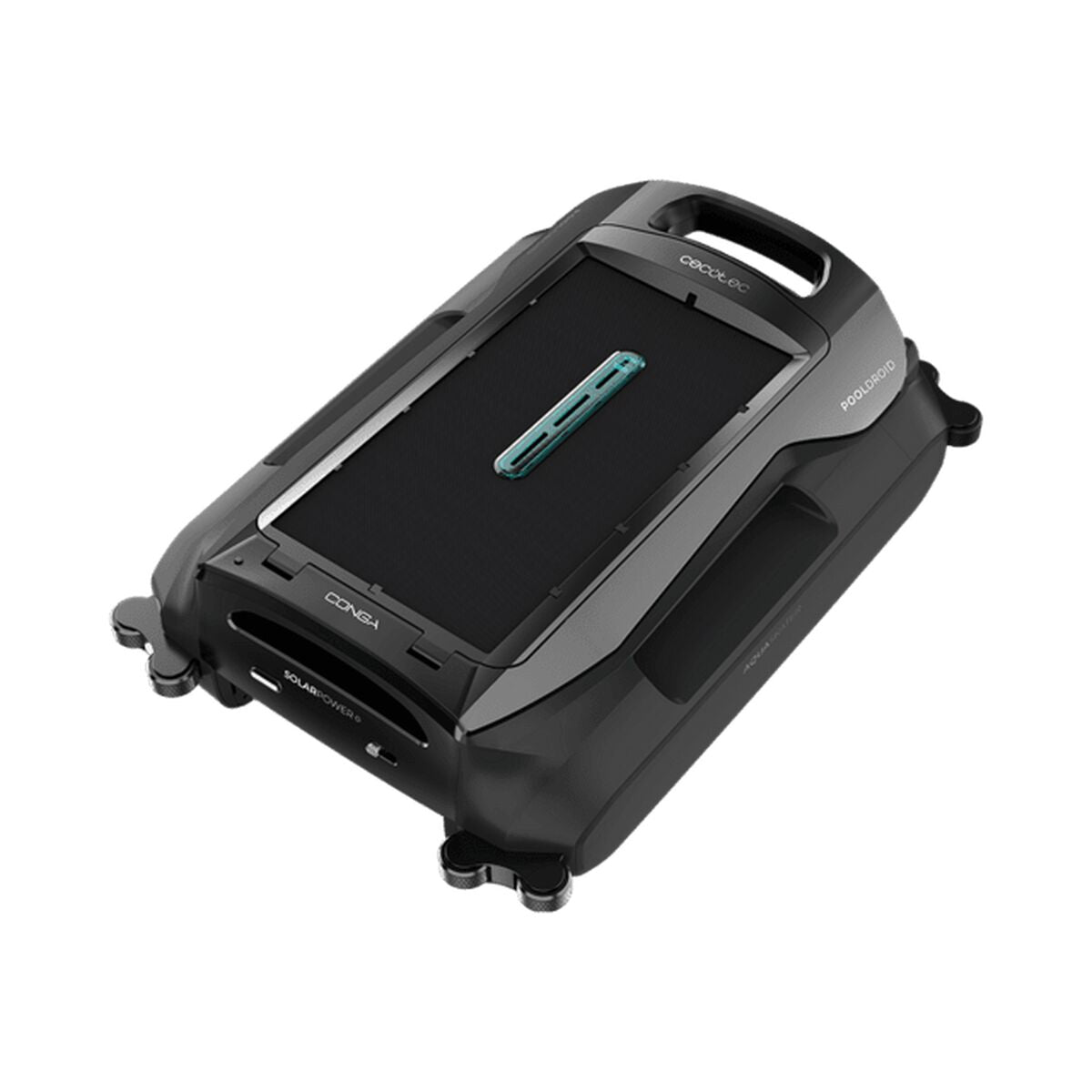Robot piscine automatique Cecotec Conga PoolDroid flottant solaire sans fil noir