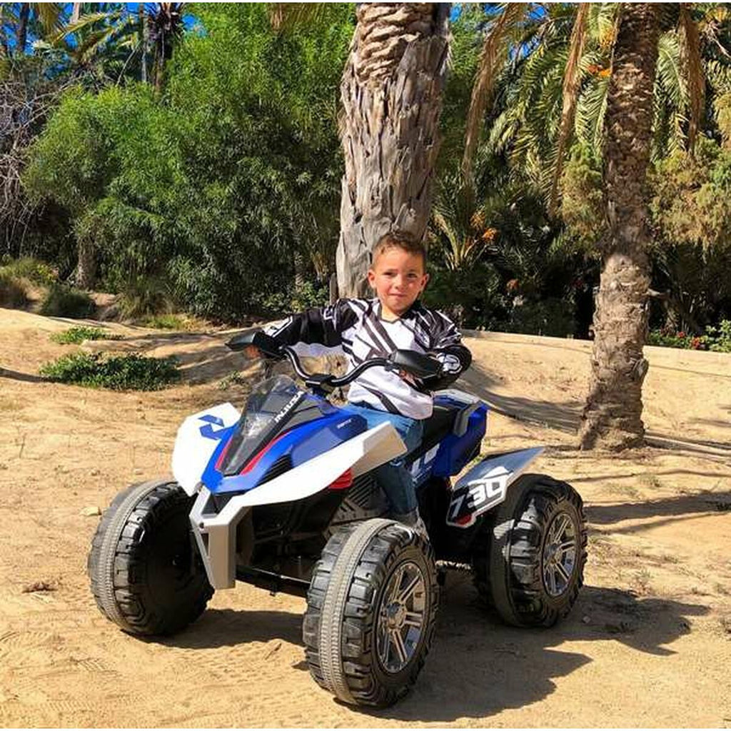 Quad électrique Injusa Rage Lumière Bleu Blanc 12 V