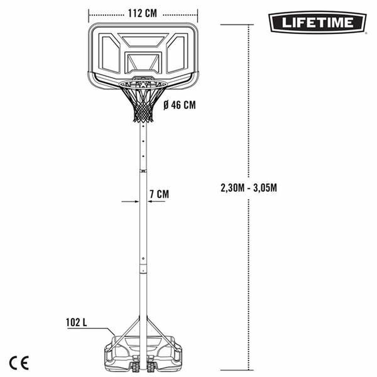 Panier de Basket Lifetime
