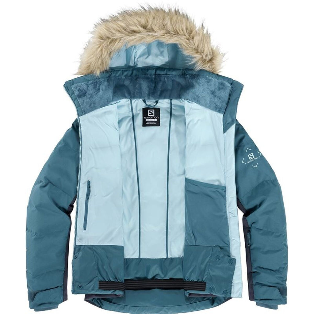 Anorak de ski Salomon LC1562200 Bleu clair