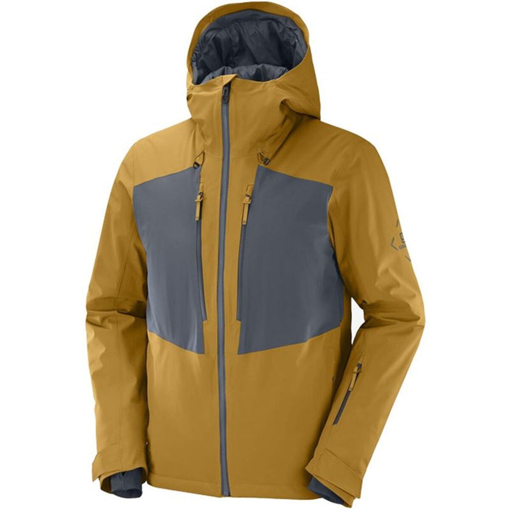 Anorak de ski Salomon LC1583400 Doré Homme