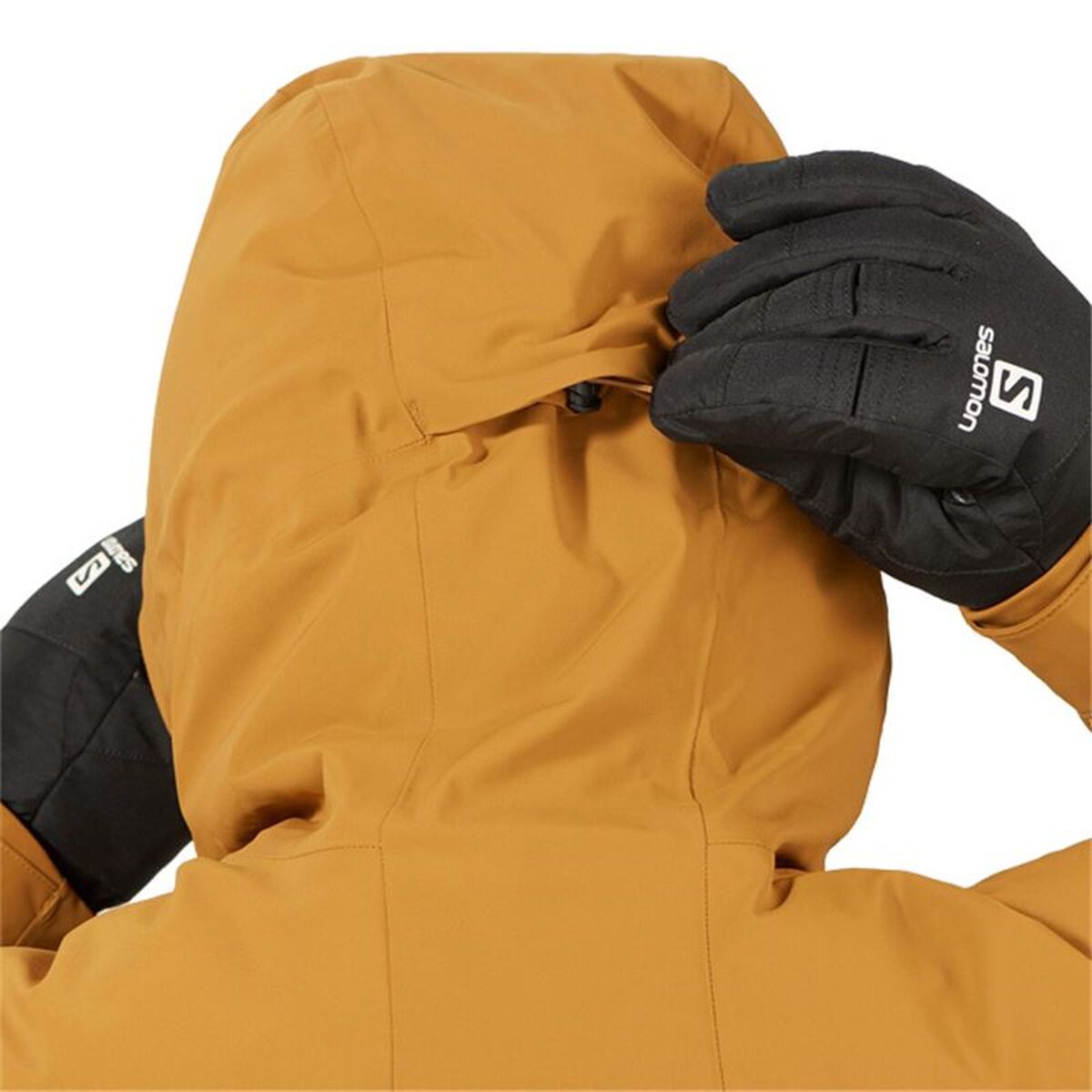 Anorak de ski Salomon LC1583400 Doré Homme