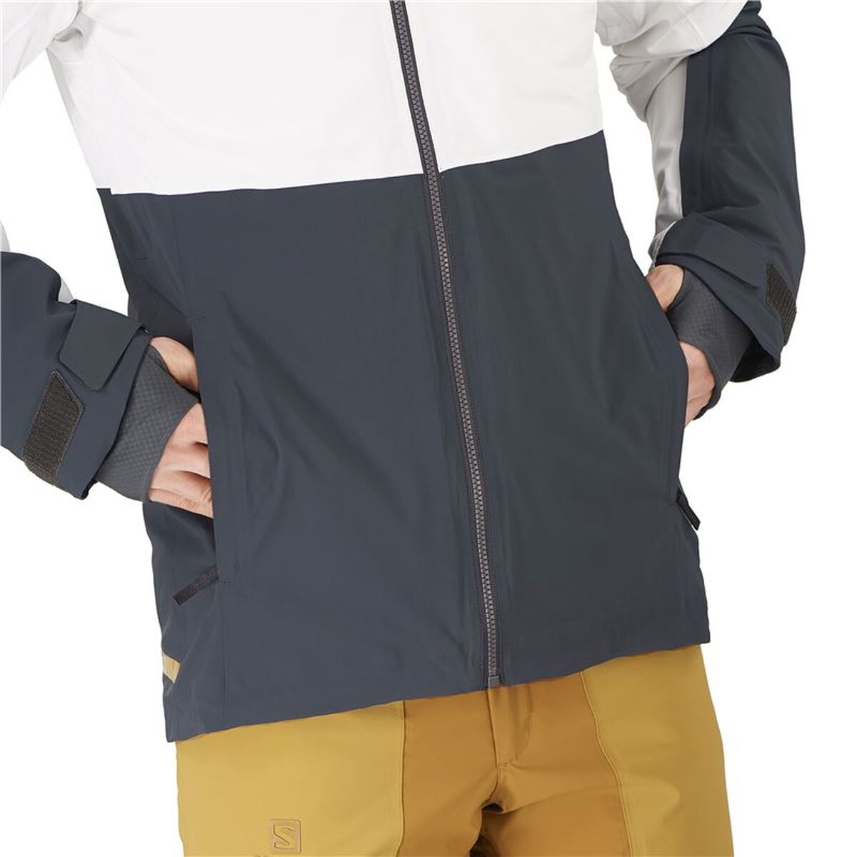 Anorak de ski Salomon LC1587700 Gris clair Homme
