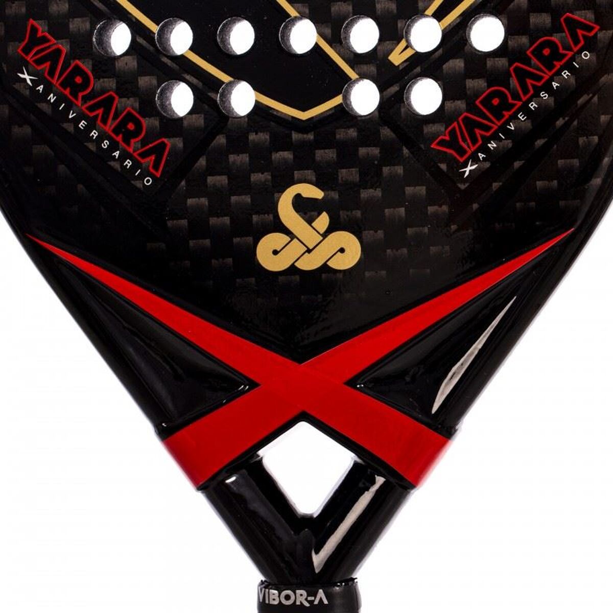 Raquette de Padel Vibor-a 0013840 Noir Caoutchouc