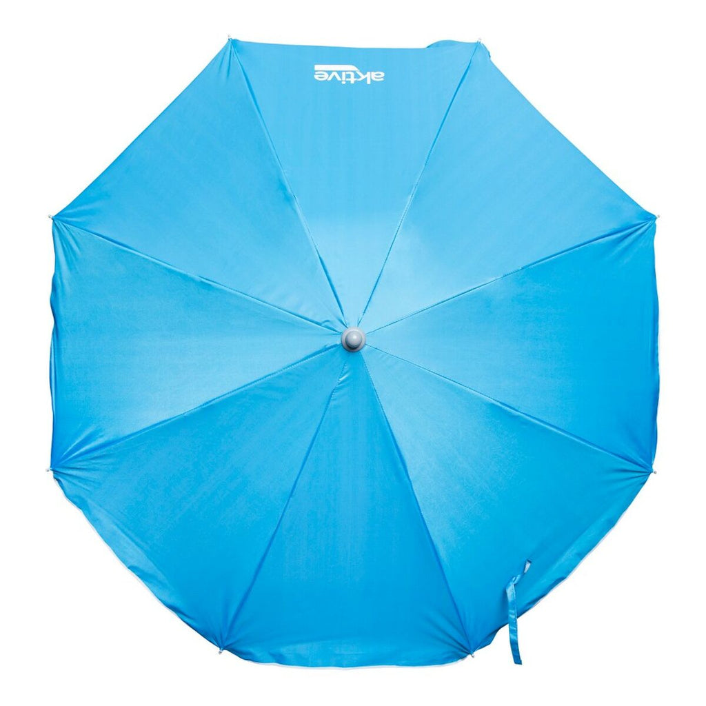 Parapluie Aktive Bleu Ø 180 cm 180 x 187,5 x 180 cm 180 x 190 x 180 cm UV50 (12 Unités)