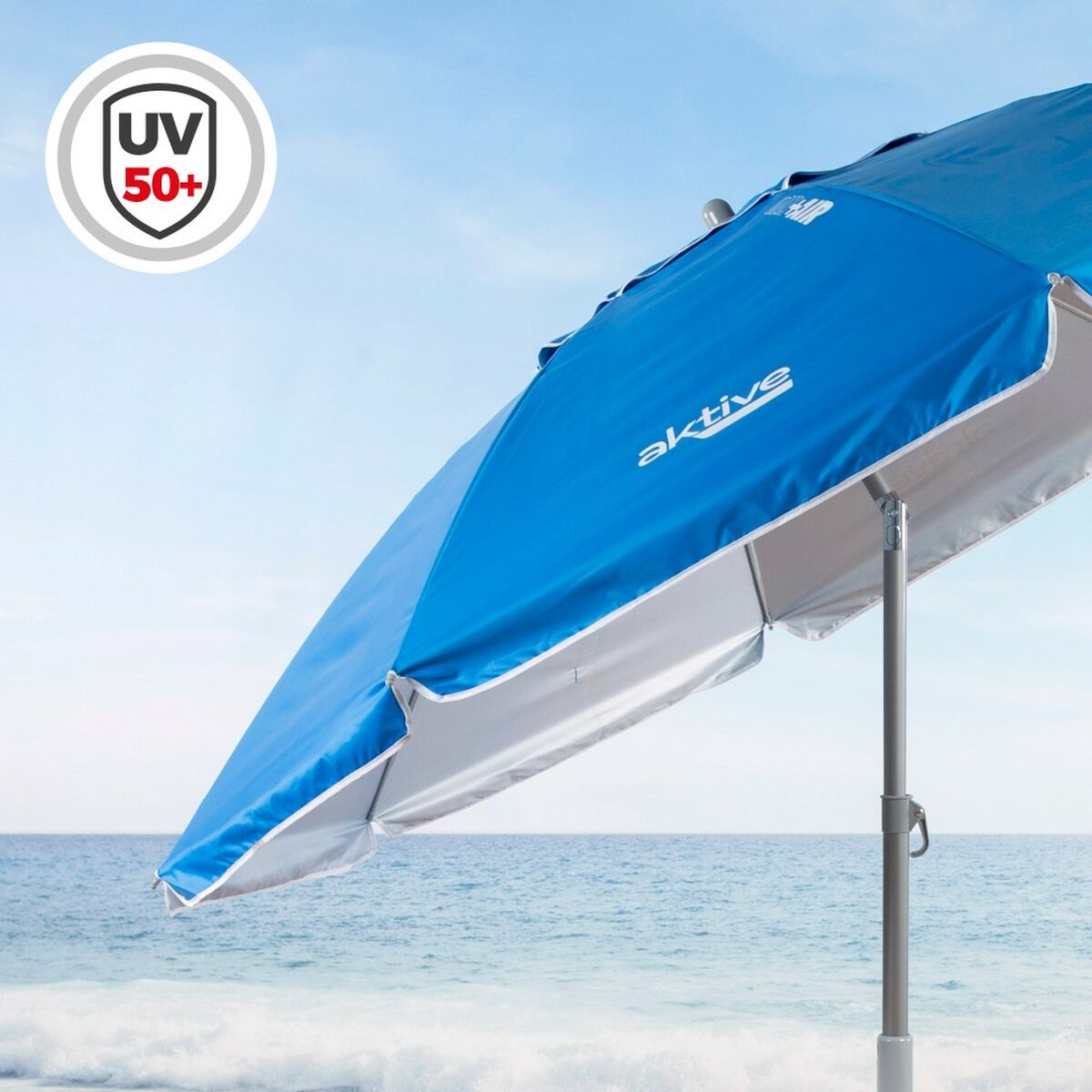 Parapluie Aktive Bleu 200 x 205 x 200 cm (6 Unités)