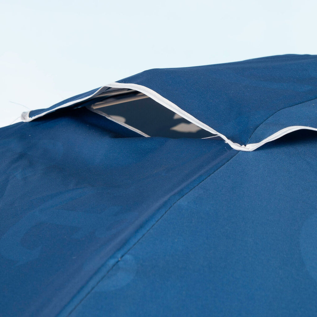 Parasol de plage Aktive Bleu 220 x 210 x 220 cm (6 Unités)