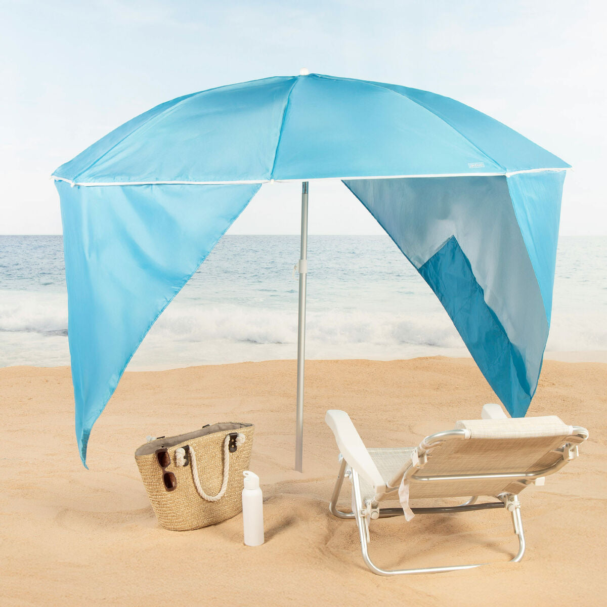 Parapluie Aktive Bleu 200 x 185 x 200 cm (6 Unités)