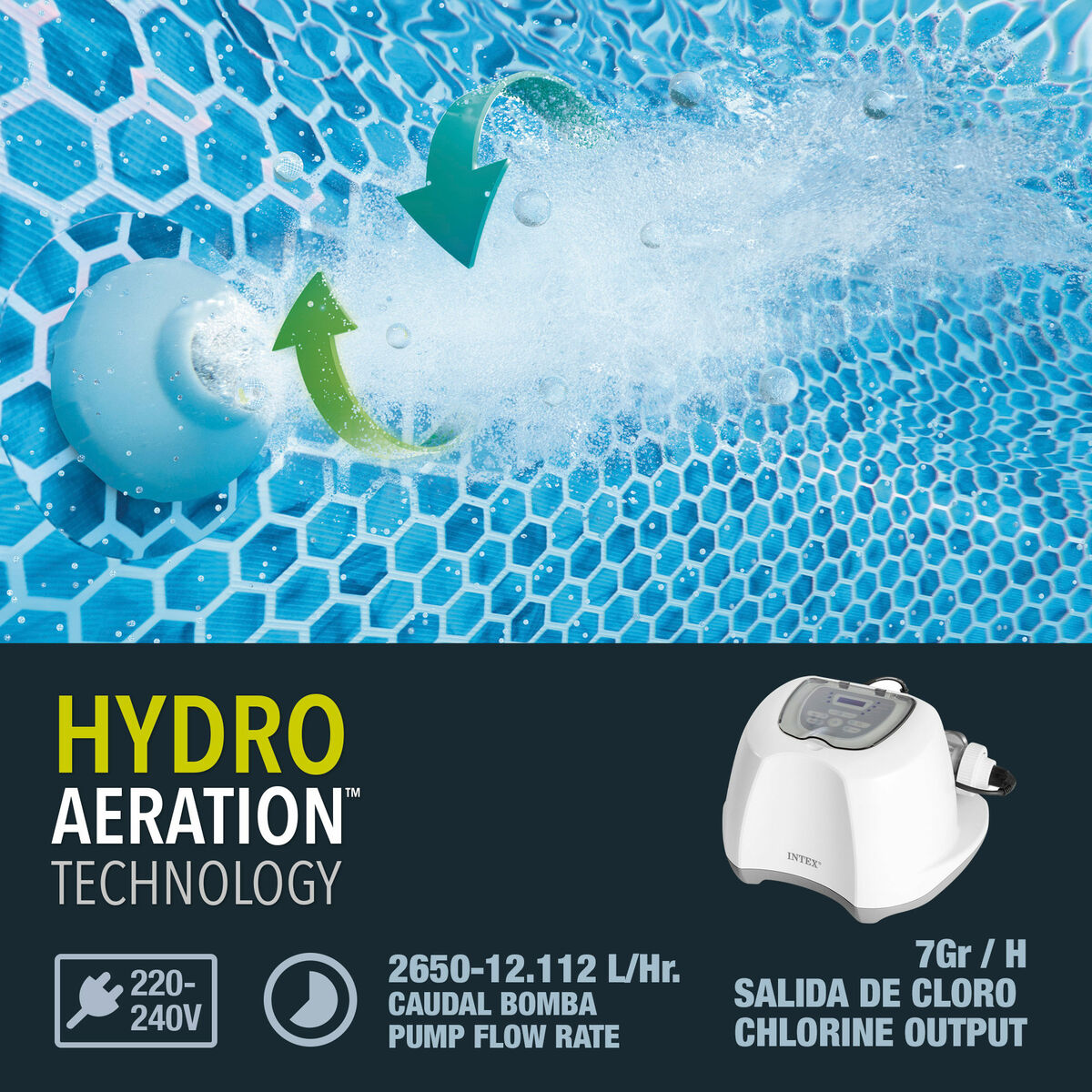 Système de chloration au sel Intex (2 Unités)