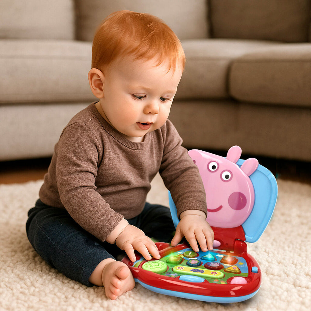 Ordinateur-jouet Peppa Pig Anglais 20 x 17 x 14 cm Multicouleur (4 Unités)