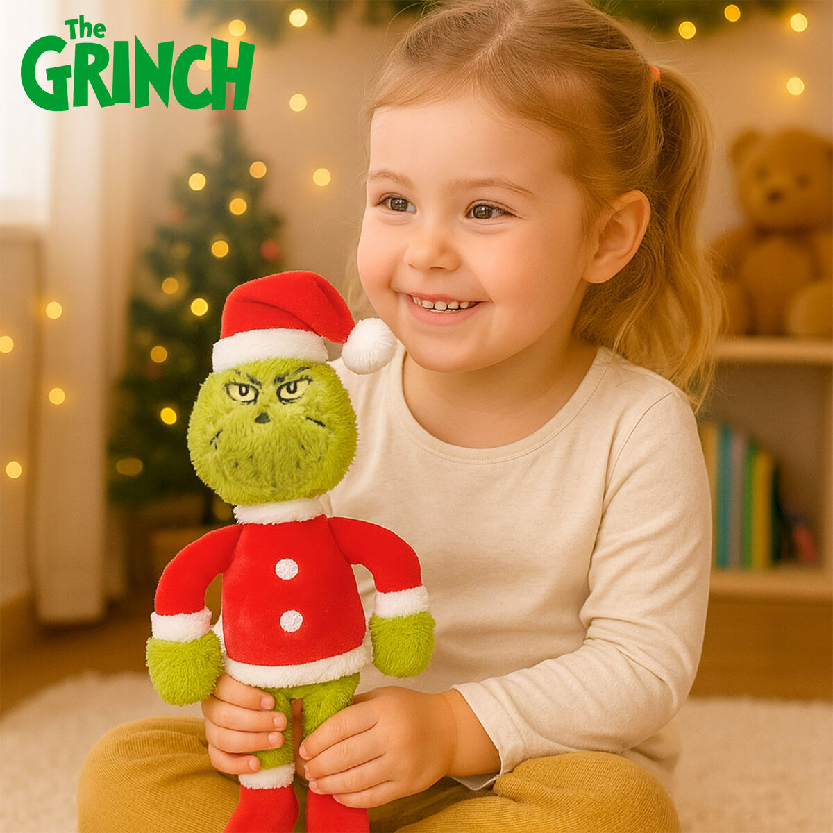 Jouet Peluche The Grinch Rouge Polyester Tissu Peluche (12 Unités)