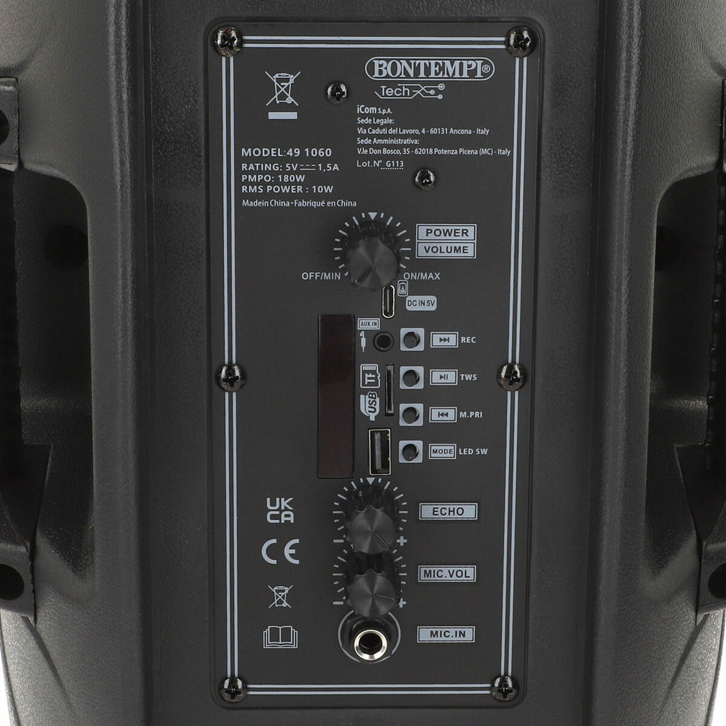 Enceinte avec Microphone Karaoké Bontempi 2 Unités