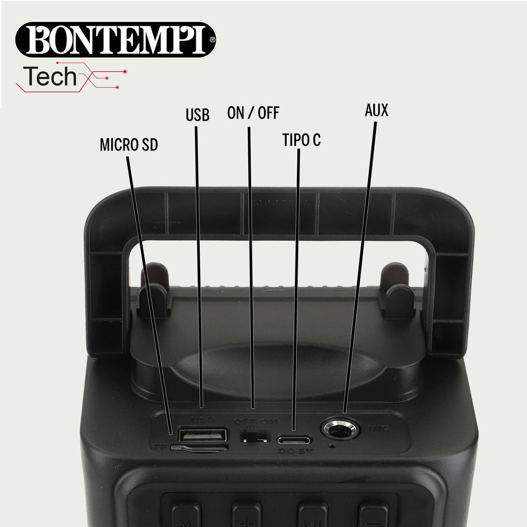 Enceinte avec Microphone Karaoké Bontempi 12 Unités