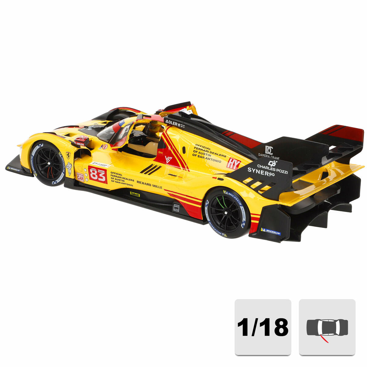Voiture Ferrari (4 Unités)