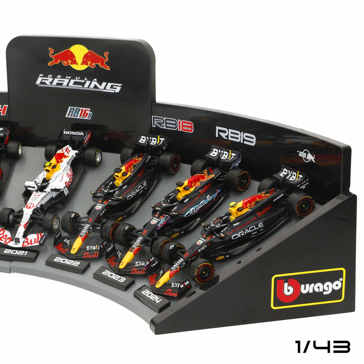 Voiture de course Red Bull BURAGO (4 Unités)