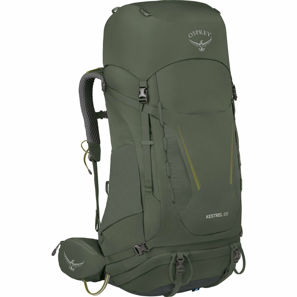 Sac à dos de randonnée Osprey Kestrel Kaki 68 L