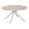 Table de Salle à Manger Home ESPRIT Blanc Aluminium 140 x 140 x 75 cm