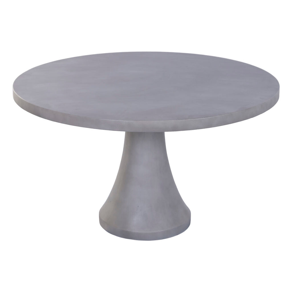 Table de Salle à Manger Home ESPRIT Gris Béton 130 x 130 x 75 cm