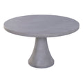 Table de Salle à Manger Home ESPRIT Gris Béton 130 x 130 x 75 cm