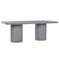 Table de Salle à Manger Home ESPRIT Gris Béton 200 x 100 x 74 cm
