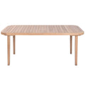 Table de Salle à Manger Home ESPRIT Marron Teck 180 x 90 x 77 cm