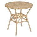 Table de Salle à Manger Naturel Rotin 75 x 75 x 76 cm