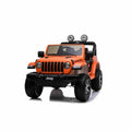 Voiture électrique pour enfants RunRunToys JEEP WRANGLER RUBICON  Rouge Télécommandé Blanc Multicouleur