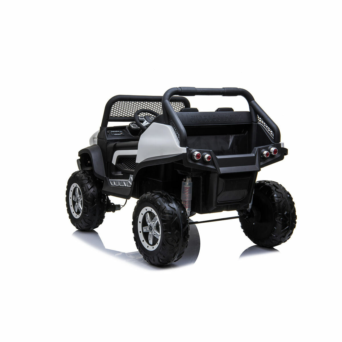 Voiture électrique pour enfants RunRunToys Mercedes Benz Unimog Blanc 12V