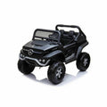 Voiture électrique pour enfants RunRunToys Mercedes Benz Unimog Noir Multicouleur 12V