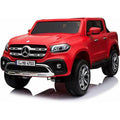 Voiture électrique pour enfants RunRunToys Mercedes Benz X Class Pick Up Rouge 12V