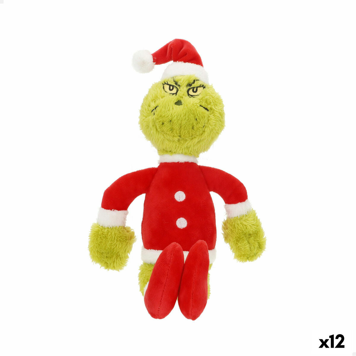 Jouet Peluche The Grinch Rouge Polyester Tissu Peluche (12 Unités)