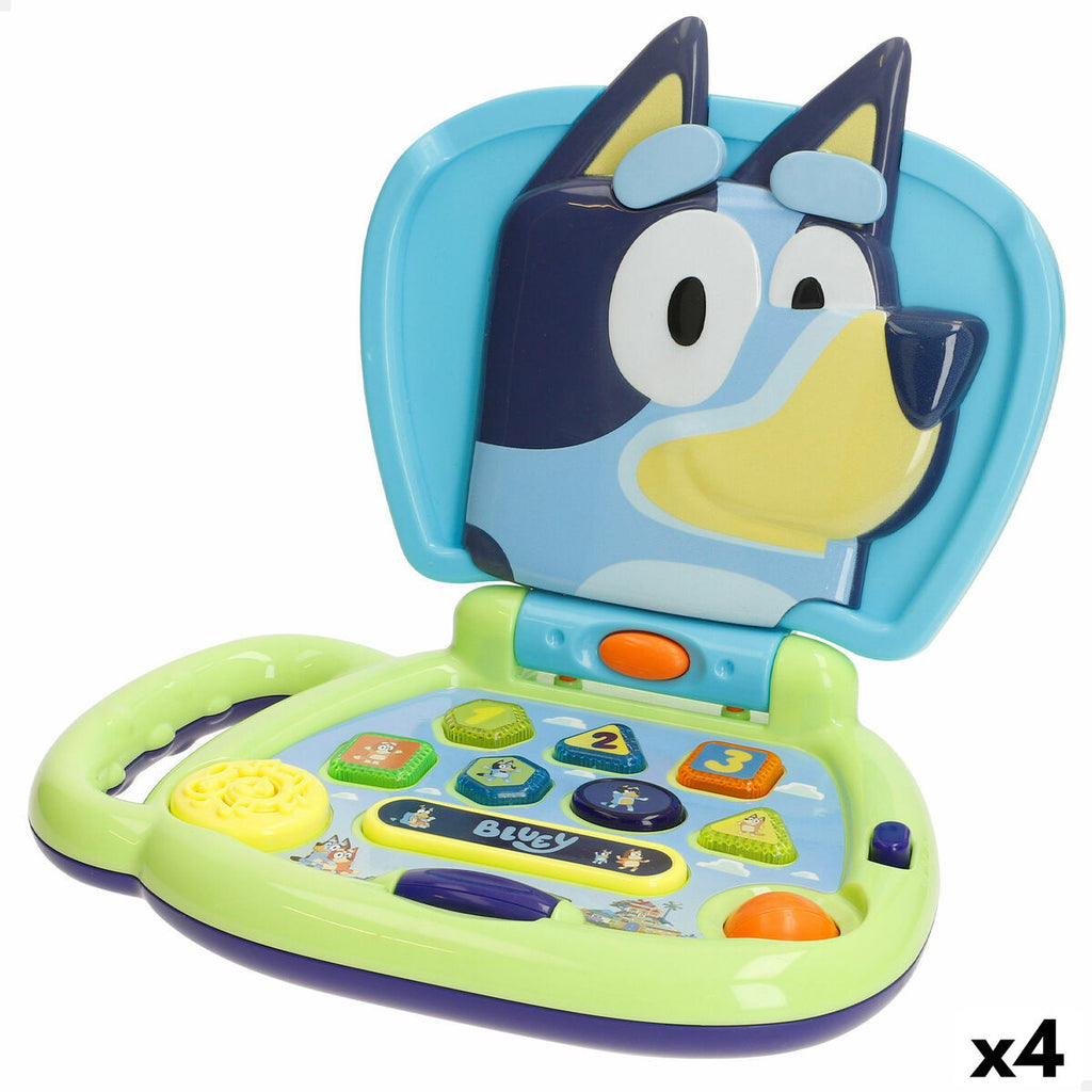 Ordinateur-jouet Bluey Anglais 20 x 17 x 14 cm (4 Unités)