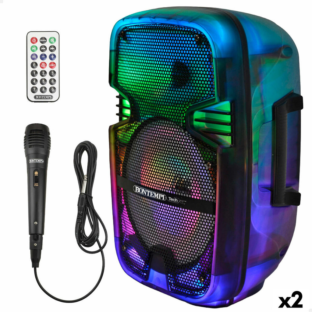 Enceinte avec Microphone Karaoké Bontempi 2 Unités