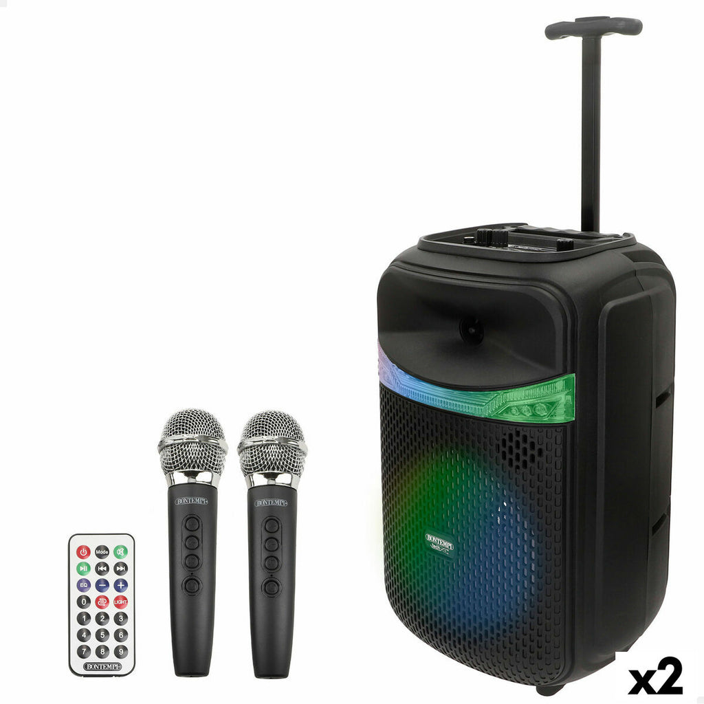 Enceinte avec Microphone Karaoké Bontempi 2 Unités