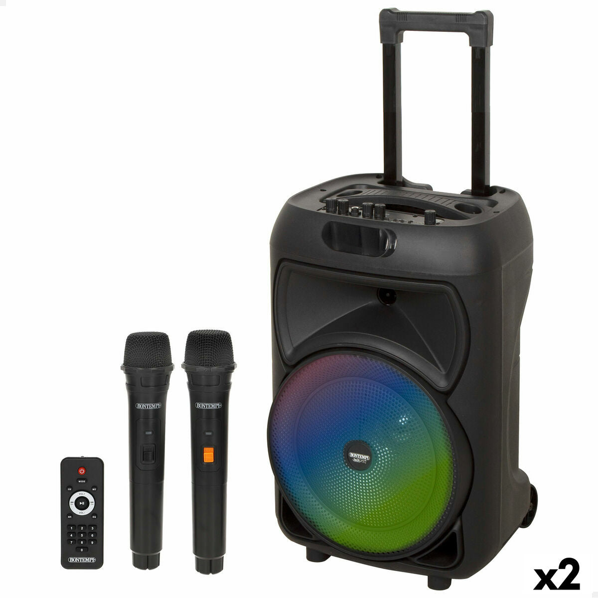 Enceinte avec Microphone Karaoké Bontempi 2 Unités